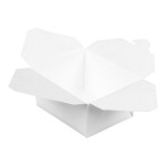 Fold-Pak 01BPWHITEM Bio-Pak White Microwavable Paper #1 Take-Out Containers 4 3/8 Fold-Pak 01BPWHITEM Bio-Pak White Microwavable Paper #1 Take-Out Containers 4 3/8