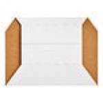 Carnival King White Kraft Paper Food Sleeves for 5 lb. Food Trays - 250/Case