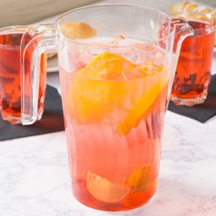 Fineline Platter Pleasers 3401-CL 50 oz. Clear Plastic Pitcher - 50/Case