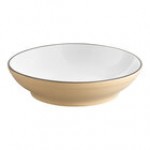 Acopa Embers 48 oz. Moss Green Matte Stoneware Pasta Bowl - Sample