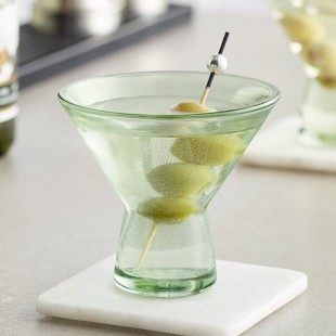 Acopa Pangea 8.5 oz. Green Martini Glass - Sample Acopa Pangea 8.5 oz. Green Martini Glass - Sample