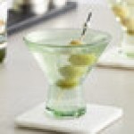 Acopa Pangea 8.5 oz. Green Martini Glass - Sample Acopa Pangea 8.5 oz. Green Martini Glass - Sample
