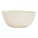 Cal-Mil Bali 96 oz. White Irregular Round Melamine Dressing Crock - 6/Case Cal-Mil Bali 96 oz. White Irregular Round Melamine Dressing Crock - 6/Case