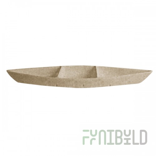 G.E.T. Enterprises BT319-MOD-S Bugambilia 6.9 Qt. Smooth MOD Finish Sand Granite Resin-Coated Aluminum Deep Boat with Dividers