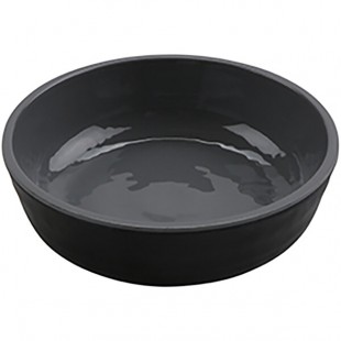GET Roca Glazed 4 oz. Gray Melamine Shallow Side Dish - 48/Case GET Roca Glazed 4 oz. Gray Melamine Shallow Side Dish - 48/Case