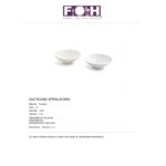 Front of the House Spiral 3 oz. Superwhite Round Porcelain Ramekin - 12/Case Front of the House Spiral 3 oz. Superwhite Round Porcelain Ramekin - 12/Case