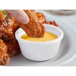 Acopa 3 oz. White Fluted Melamine Ramekin - 12/Case Acopa 3 oz. White Fluted Melamine Ramekin - 12/Case