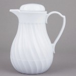 Vollrath 52120 SwirlServe 10 oz. White Hot-N-Cold Beverage Server Vollrath 52120 SwirlServe 10 oz. White Hot-N-Cold Beverage Server