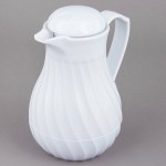 Vollrath 52120 SwirlServe 10 oz. White Hot-N-Cold Beverage Server Vollrath 52120 SwirlServe 10 oz. White Hot-N-Cold Beverage Server