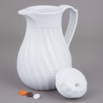 Vollrath 52120 SwirlServe 10 oz. White Hot-N-Cold Beverage Server Vollrath 52120 SwirlServe 10 oz. White Hot-N-Cold Beverage Server