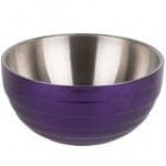Vollrath 4659065 Double Wall Round Beehive 1.7 Qt. Serving Bowl - Passion Purple Vollrath 4659065 Double Wall Round Beehive 1.7 Qt. Serving Bowl - Passion Purple