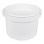 TableCraft CW1310W 11 Qt. White Cast Aluminum Bain Marie Soup Bowl