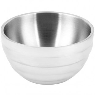 Vollrath 4659050 Double Wall Round Beehive 1.7 Qt. Serving Bowl - Pearl White Vollrath 4659050 Double Wall Round Beehive 1.7 Qt. Serving Bowl - Pearl White