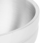 Vollrath 4659050 Double Wall Round Beehive 1.7 Qt. Serving Bowl - Pearl White