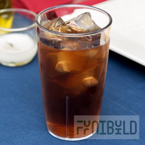 Carlisle 4366307 Swirl 8 oz. Clear Polycarbonate Tumbler - 6/Pack