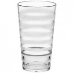 GET SW-1524-CL Orbis 24 oz. Clear Customizable SAN Plastic Tumbler - 24/Case