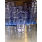 GET 9909-1-CL Bahama 9 oz. Clear Customizable SAN Plastic Tumbler - 12/Pack GET 9909-1-CL Bahama 9 oz. Clear Customizable SAN Plastic Tumbler - 12/Pack