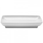 Elite Global Solutions M9 Pappasan White 28 oz. Slanted Melamine Bowl Elite Global Solutions M9 Pappasan White 28 oz. Slanted Melamine Bowl