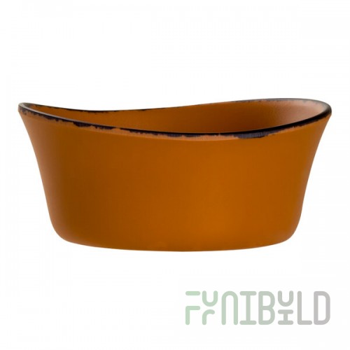 Delfin Marisol Rustic from Steelite International 16 oz. Clay Melamine Grapefruit Bowl - 12/Case