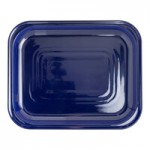 Creations Brooklyn from Steelite International 3.5 Qt. Blue Melamine Rectangular Bowl - 6/Case
