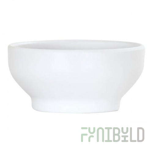 Cal-Mil Nova 12 oz. White Round Melamine Soup Bowl - 6/Case
