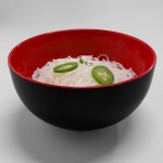 Elite Global Solutions JW642T Karma 2 Qt. Black and Red Round Two-Tone Melamine Bowl - 6/Case Elite Global Solutions JW642T Karma 2 Qt. Black and Red Round Two-Tone Melamine Bowl - 6/Case
