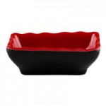 Elite Global Solutions JW642T Karma 2 Qt. Black and Red Round Two-Tone Melamine Bowl - 6/Case Elite Global Solutions JW642T Karma 2 Qt. Black and Red Round Two-Tone Melamine Bowl - 6/Case