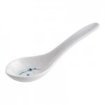 Acopa Biru 9 oz. Round Melamine Miso Bowl with Lid - 12/Case