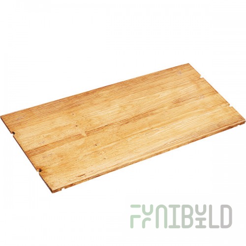 Cal-Mil 1435-1224-99 Madera Rustic Pine Rectangular Riser Shelf - 24
