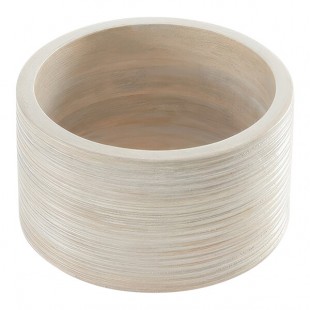 American Metalcraft Hampton Collection 104 oz. Sun-Bleached Mango Wood Bowl - 6/Case American Metalcraft Hampton Collection 104 oz. Sun-Bleached Mango Wood Bowl - 6/Case