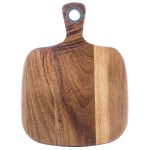 TableCraft 123480 Acacia Wood Display Bread Board - 6