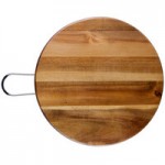 TableCraft 123480 Acacia Wood Display Bread Board - 6