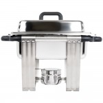 Vollrath 99870 4.1 Qt. Dakota Chafer Rectangular Half Size Complete Set