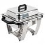 Vollrath 99870 4.1 Qt. Dakota Chafer Rectangular Half Size Complete Set