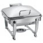 Vollrath 99870 4.1 Qt. Dakota Chafer Rectangular Half Size Complete Set