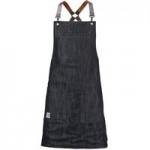 Mercer Culinary M63206DEN Metro Edge Scout Gray 65/35 Cotton/Poly Bib Apron with Adjustable Straps, Black Webbing, and 3 Pockets - 34 Mercer Culinary M63206DEN Metro Edge Scout Gray 65/35 Cotton/Poly Bib Apron with Adjustable Straps, Black Webbing, and 3 Pockets - 34