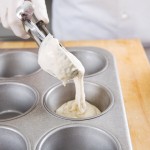 Chicago Metallic 43695 12 Cup 8.2 oz. Glazed Aluminized Steel Jumbo Pecan Roll / Muffin Pan - 13 1/2