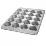 Chicago Metallic 43695 12 Cup 8.2 oz. Glazed Aluminized Steel Jumbo Pecan Roll / Muffin Pan - 13 1/2
