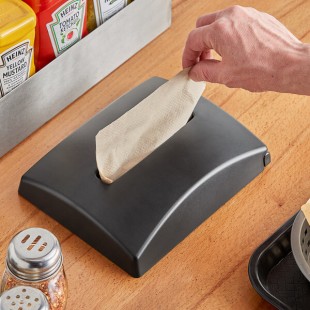 Dixie Ultra 750 Capacity In-Counter Interfold Napkin Dispenser with Black Faceplate Dixie Ultra 750 Capacity In-Counter Interfold Napkin Dispenser with Black Faceplate