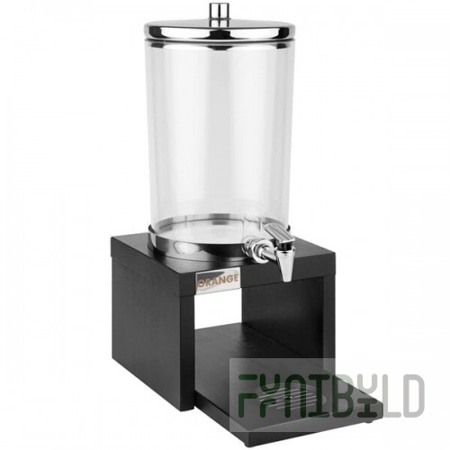 APS Bridge 1.5 Gallon Glass Drink Dispenser with Wood Stand APS 10873