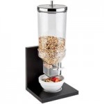 APS Bridge 1.5 Gallon Glass Drink Dispenser with Wood Stand APS 10873 APS Bridge 1.5 Gallon Glass Drink Dispenser with Wood Stand APS 10873