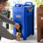 CaterGator 5 Gallon Blue Insulated Beverage Dispenser