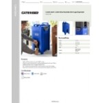 CaterGator 5 Gallon Blue Insulated Beverage Dispenser