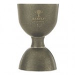 Barfly® M37098VN 25 mL & 50 mL (0.85 oz. & 1.7 oz.) Vintage Heavy-Duty Straight Rim Bell Jigger