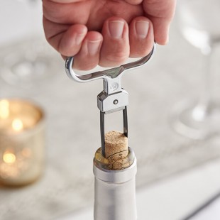 Vacu Vin Chrome 2-Prong Wine Cork Extractor 68405606