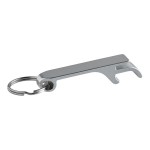 Franmara Silver Aluminum Bottle Opener with Key Ring 7031-60