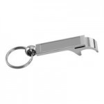 Franmara Silver Aluminum Bottle Opener with Key Ring 7031-60
