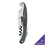 Franmara 3274-13 Lisse Customizable Two-Step Waiter's Corkscrew with Matte Green Enameled Steel Handle Franmara 3274-13 Lisse Customizable Two-Step Waiter's Corkscrew with Matte Green Enameled Steel Handle