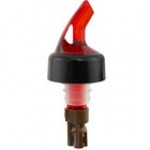 Franmara Bar-Pro 0.25 oz. Clear Spout / Brown Tail Measured Liquor Pourer with Collar 8760 BU - 12/Pack Franmara Bar-Pro 0.25 oz. Clear Spout / Brown Tail Measured Liquor Pourer with Collar 8760 BU - 12/Pack