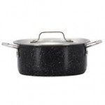 Bon Chef 60027TAUPE Cucina 36 oz. Taupe Stainless Steel Induction Pot with Lid